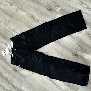 Black sparkly jean Zara 7y